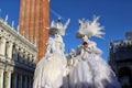 Italy Ã¢â¬â Venezia - Swans masks in San Marco